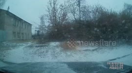 Kid Almost Hit By Car