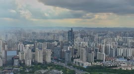 Skyscrapers in the New Urban District of Nanning, China