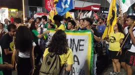 Demonstration in defense of democracy to mark first anniversary of riots by Jair Bolsonaro supporters takes place in Sao Paulo, Brazil
