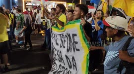 Demonstration in defense of democracy to mark first anniversary of riots by Jair Bolsonaro supporters takes place in Sao Paulo, Brazil