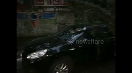 Heavy Rainfall Causes Fallen Trees with Total Damages on 3 Cars In Sao Paulo