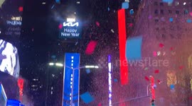 Million Of People From All Over The Globe Gathered To Celebrate New Year's Eve at Times Square