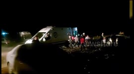 Civilians Injured In Government Air Raid In Idlib, Syria