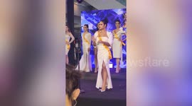 Deaf beauty queen uses sign language at Thai pageant
