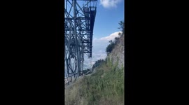 This jaw-dropping cable car view is not for the faint-hearted