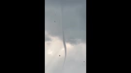 Rain accompanied by tornadoes damages dozens of houses in Indonesia