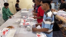 Indonesia Election Preparation takes place in South Tangerang