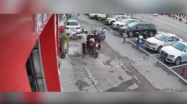 Schoolboy triggers explosion by throwing firecracker inside manhole