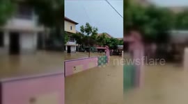 Major Floods Afflict South Sumatra, Indonesia
