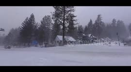 US: Major Winter Storm Brings Winds, Heavy Snow To Sierra Nevada