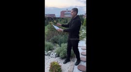 Slovakian Sabrage Fail