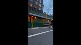 City Bike Stunt Gone Wrong
