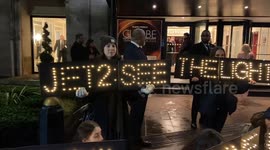 PETA stage protest outside Globe Travel Awards calling on Jet2 to drop cruel marine parks