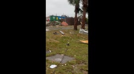 Tornado Aftermath in Panama City Beach, Florida