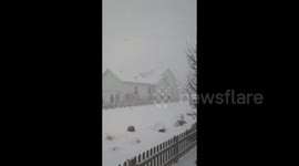 US: Heavy Snowfall Continues In Utah