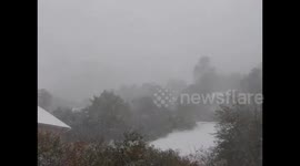 US: Blowing Snow Reduces Visibility In Northern Arizona