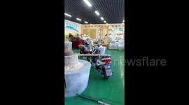 Chinese business owner pioneers milling revolution with electric scooter-powered operations