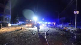 Several injuries as Russian missile strike hits hotel in Kharkiv