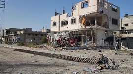 Israel Leaves Wasteland After Withdrawal From Gaza Neighbourhood in Deir al Balah
