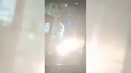 Palestinian Militants Blown up Israel Military Jeep in Tulkarm