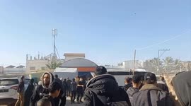 Israel Struck Residential Area near Al-Aqsa Martyrs Hospital in Deir Al-Balah