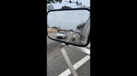 Car Chase Ends In Damaged Police Property