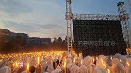 Christians in Ethiopia mark Orthodox Christmas with candlelit concert