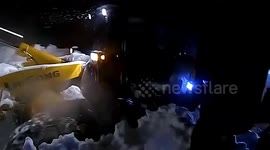 Police rescue over 200 stranded by avalanche in China's Xinjiang