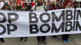 Tens of thousands of pro-Palestine protesters march in London