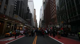Pro-Palestinian Protest In New York City, NY, USA