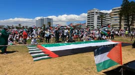Global solidarity protest for Palestine in Cape Town