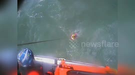 U.S. Coast Guard Rescues Mariner near Port Angeles, WA, USA