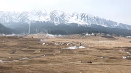 Top ski resort in India fears climate crisis as slopes left empty of snow