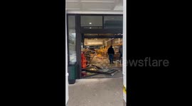 US: Car Crashes Through Whole Foods Market In Bethesda, MD