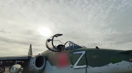 Russia claims its Su-25 attack aircraft hit Ukrainian positions in Donetsk