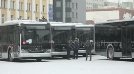 China-made buses to hit the road in Mongolia's capital
