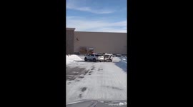 Bobcat tractor driver goes on rampage, smashes 39 cars at Nebraska Home Depot