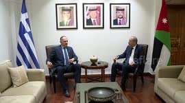 Jordanian, Greek FMs discuss Gaza conflict, regional security