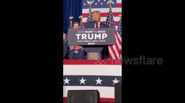 US: Donald Trump Speaks After Beating Ron DeSantis And Nikki Haley In Iowa 2