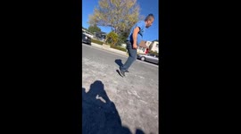 Uncle's failed defense: hilarious ball game mishap in Pasadena