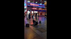Gravity-defying dance: mesmerizing street performance in New Orleans