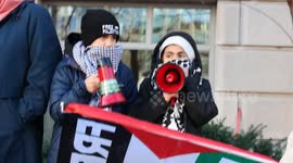 Children Leading Chants at Pro Palestine Events in Washington, USA