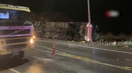 9 killed, 30 injured in Türkiye traffic accident