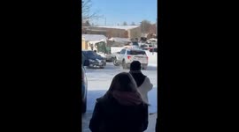 Man Rams Skid Loader Into Police Cruiser