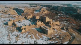 Baiyanggou Buddhist Temple Ruins in Hami, China