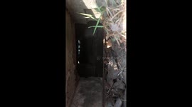 Puppy stuck under drain rescued by soldier at military camp