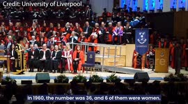Moving moment gran graduated 60 years after she started university