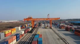 International Dry Port in Nanchang, China