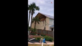 Several houses wrecked as ferocious tornado unleashes fury on Panama City Beach
