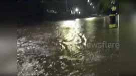 60 Flood Emergencies Strike Amidst Severe Weather in Catania, Italy